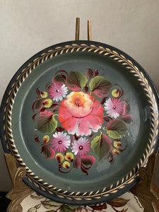 Small Vintage Toileware Plate 2