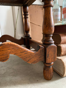 Vintage Stool with Cane Seat