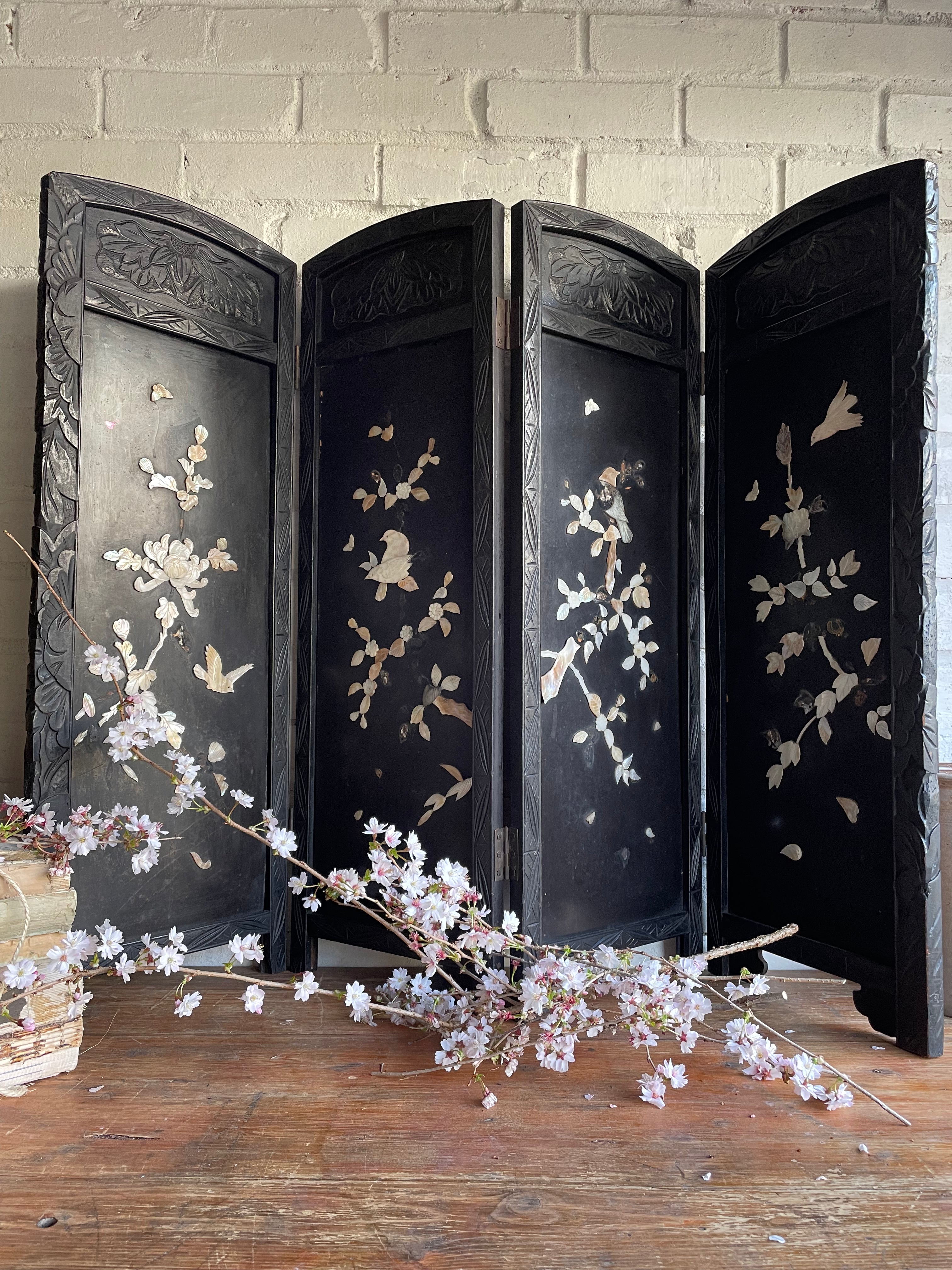 19th Century Small Japanese Screen