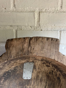 Large Wooden Dough Bowl
