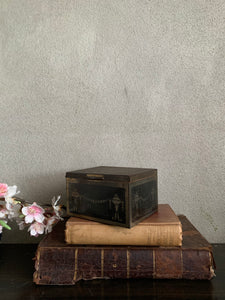 Little Wood & Tin Box with decorative detail