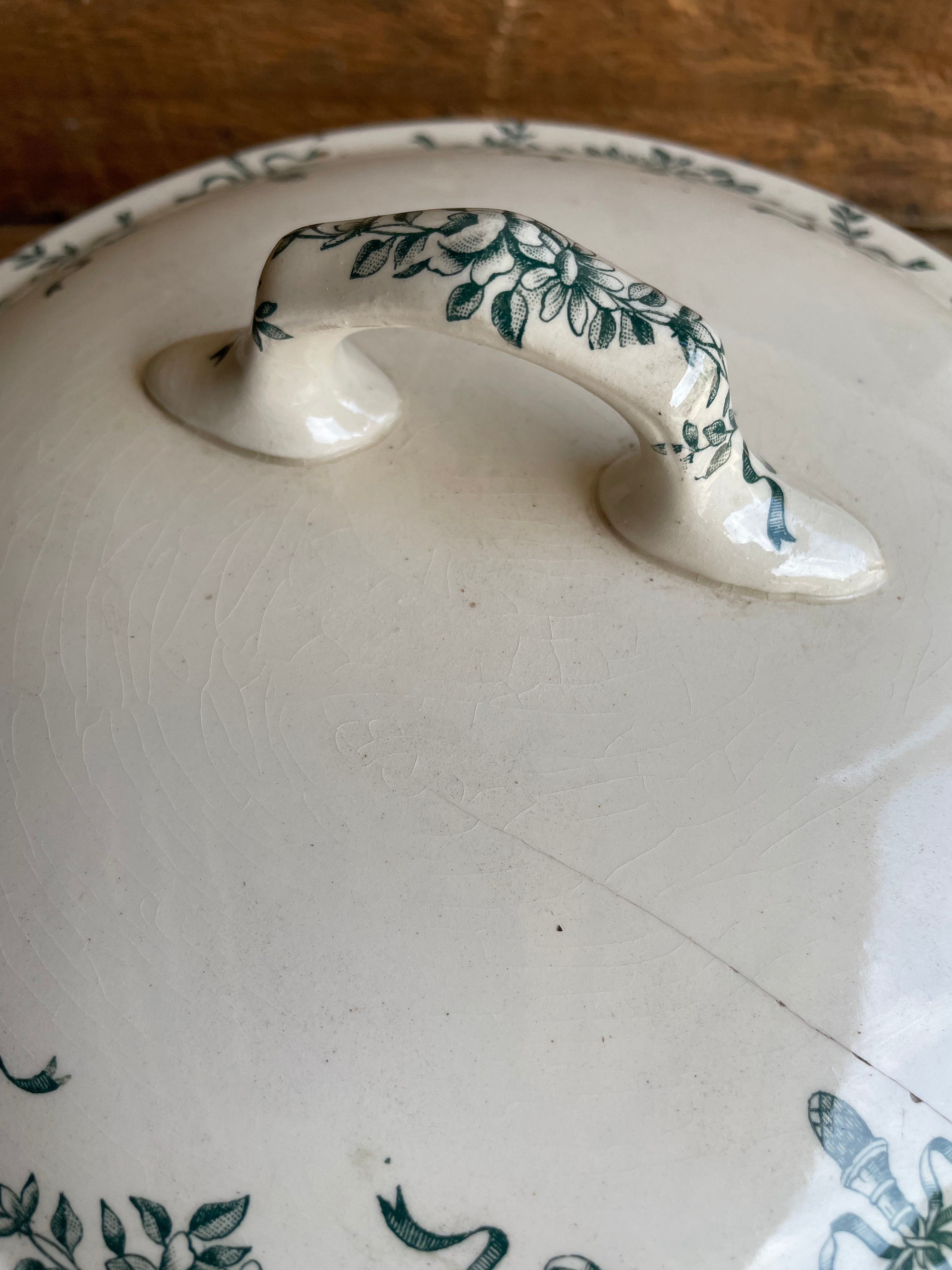 French Transferware Tureen
