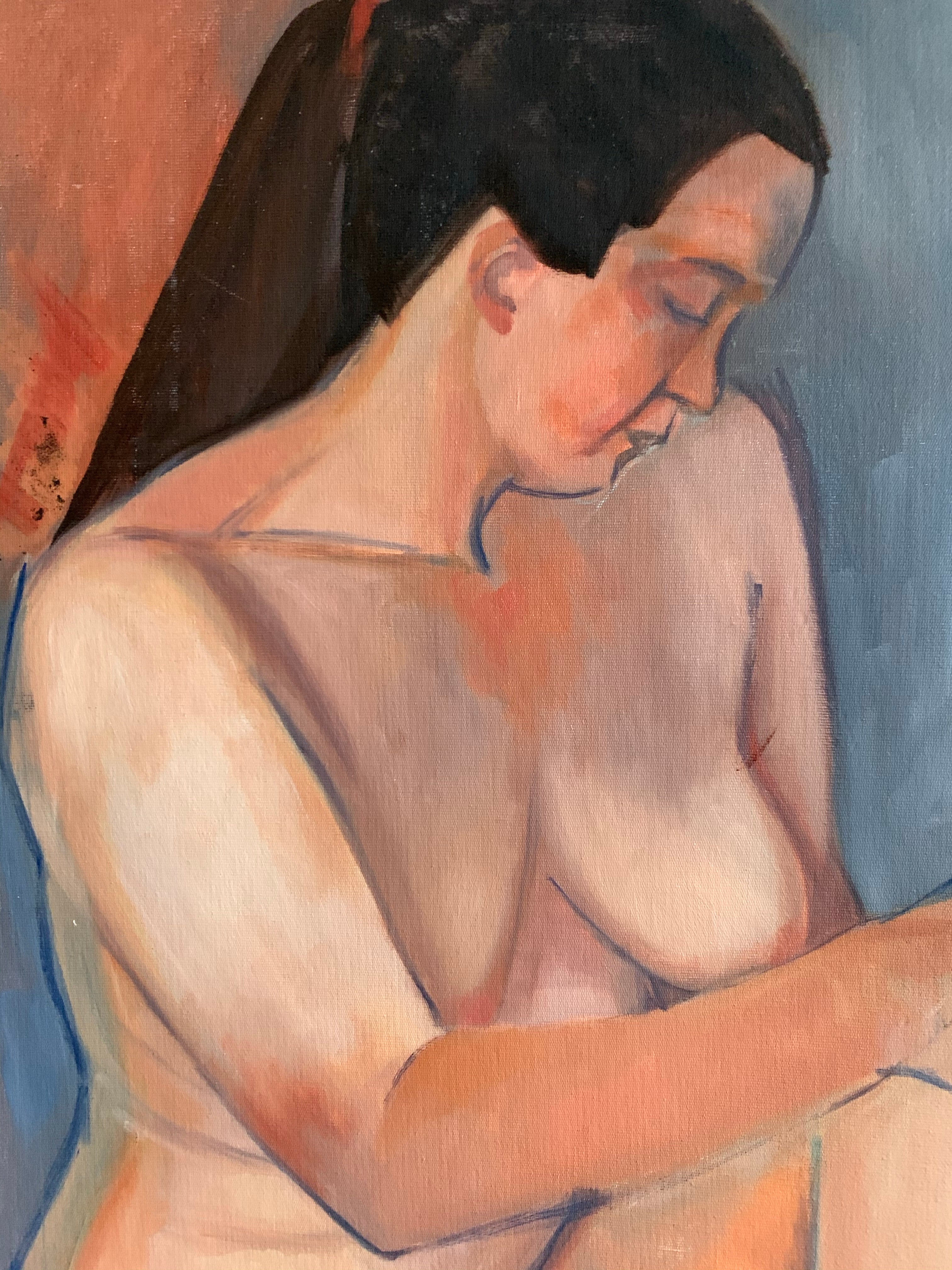 Original Nude - Acrylic on Board