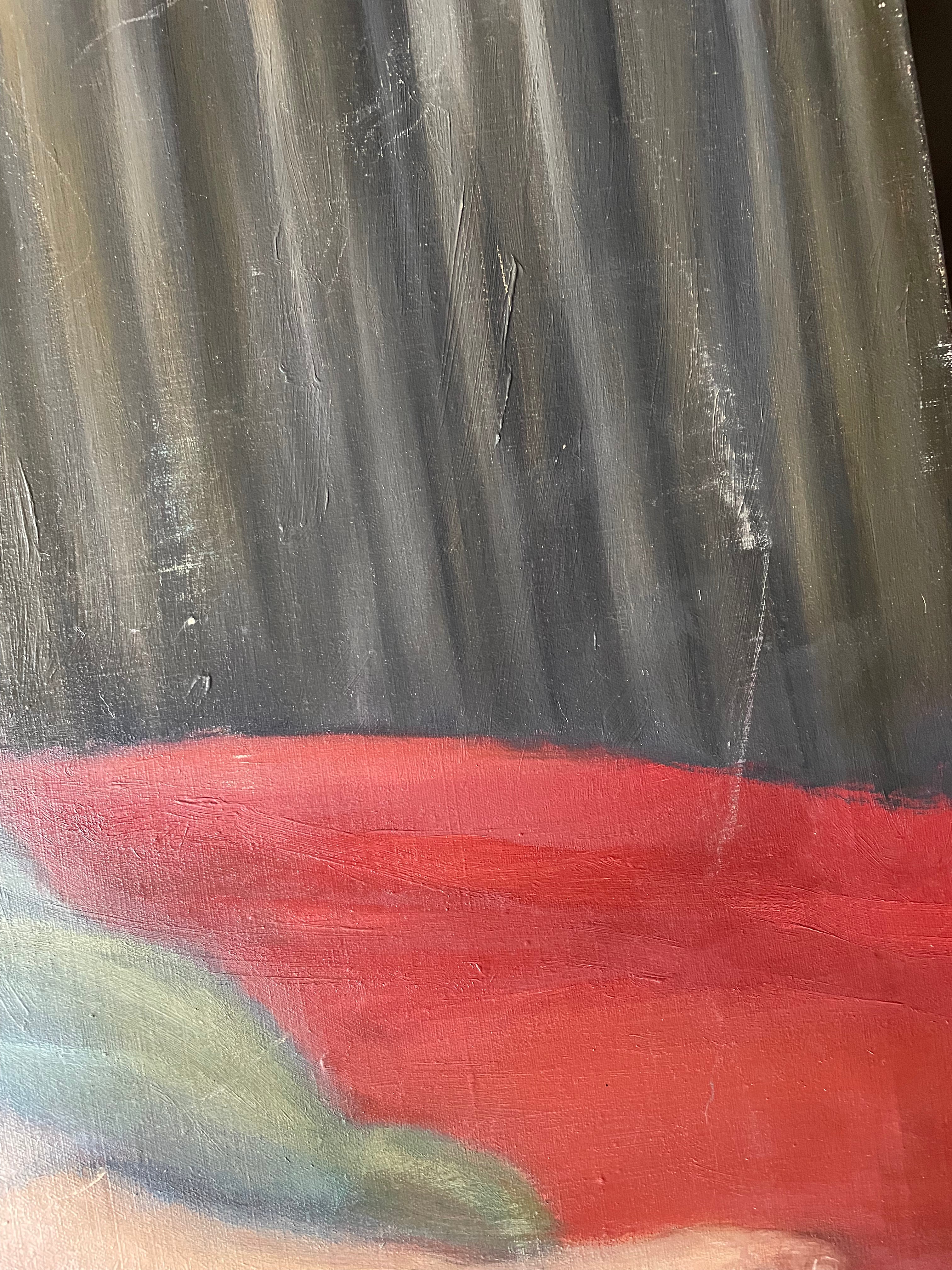 Renaissance Style Portrait  - Large Oil on Canvas