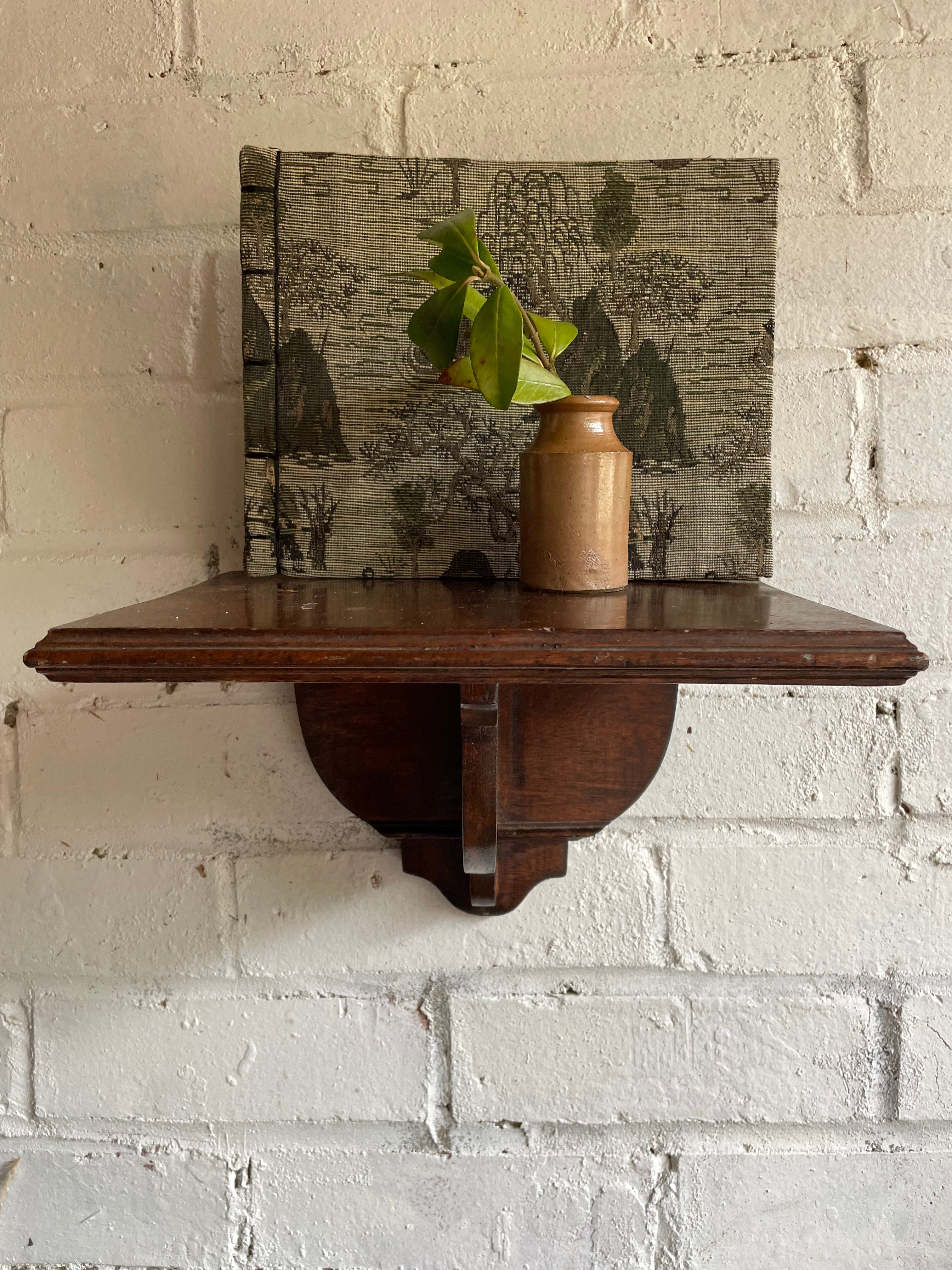 Small Wall Hung Wooden Shelf