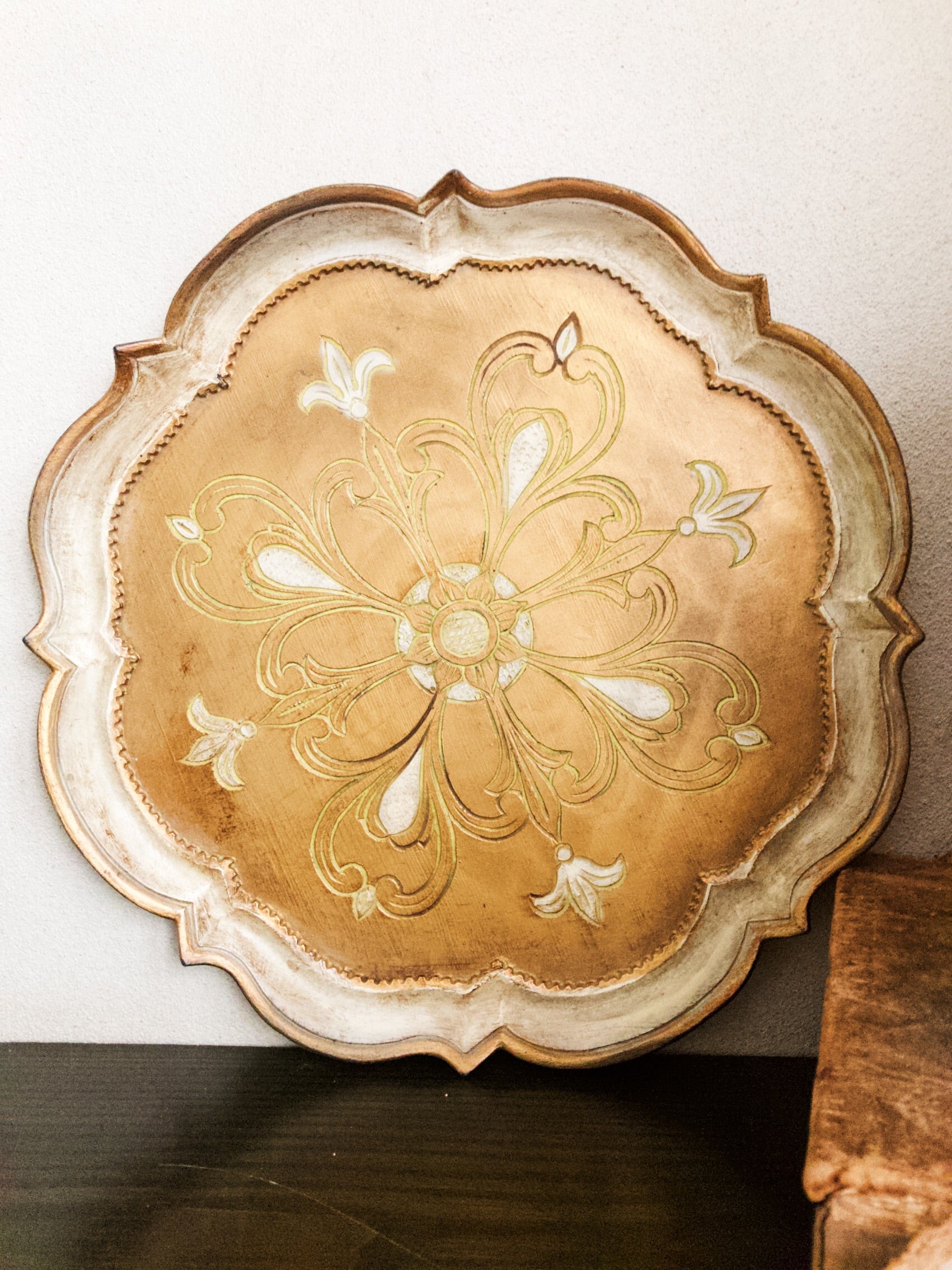 Gold Florentine Gilt Tray