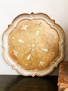 Gold Florentine Gilt Tray