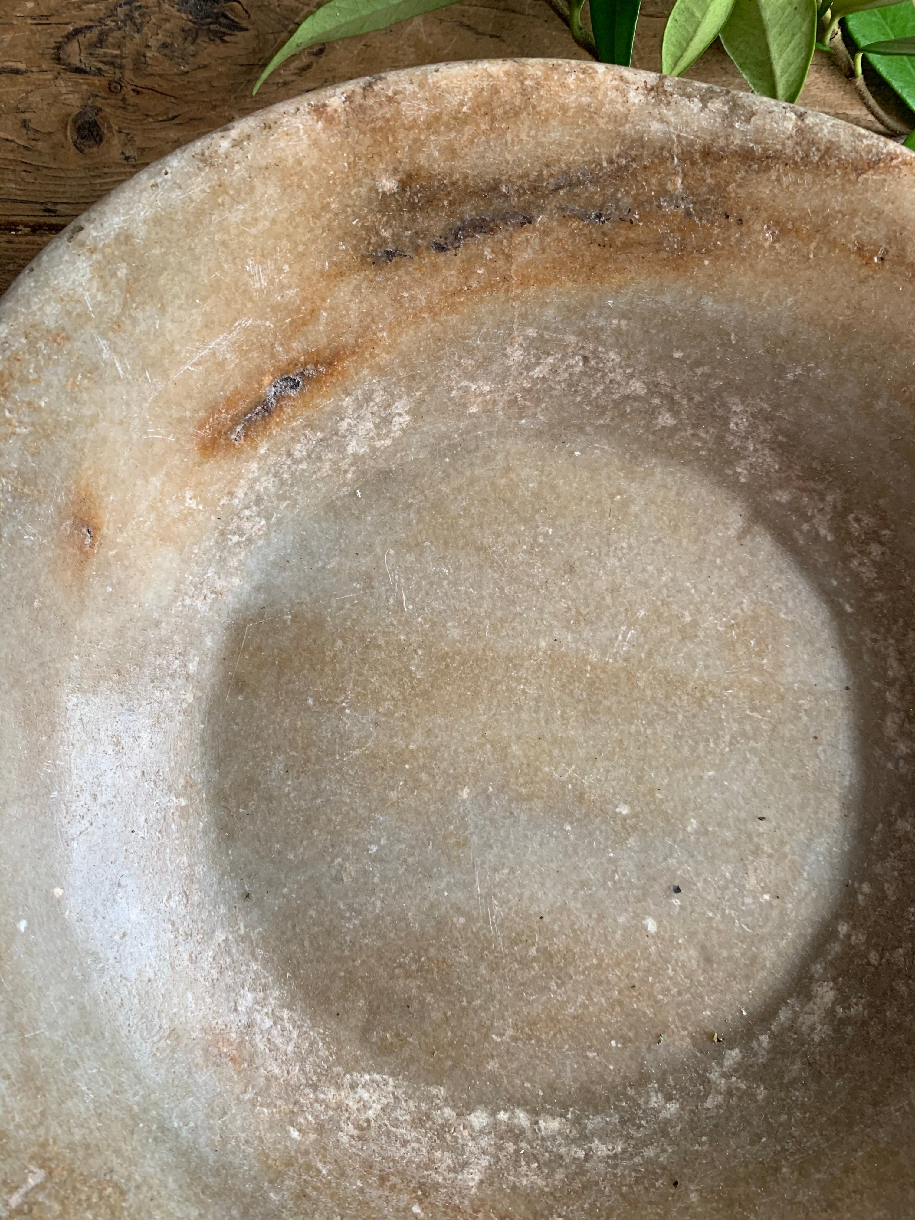 Antique Marble Stone  Bowl 2