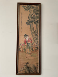 Large Early 1900s Chinese Watercolour