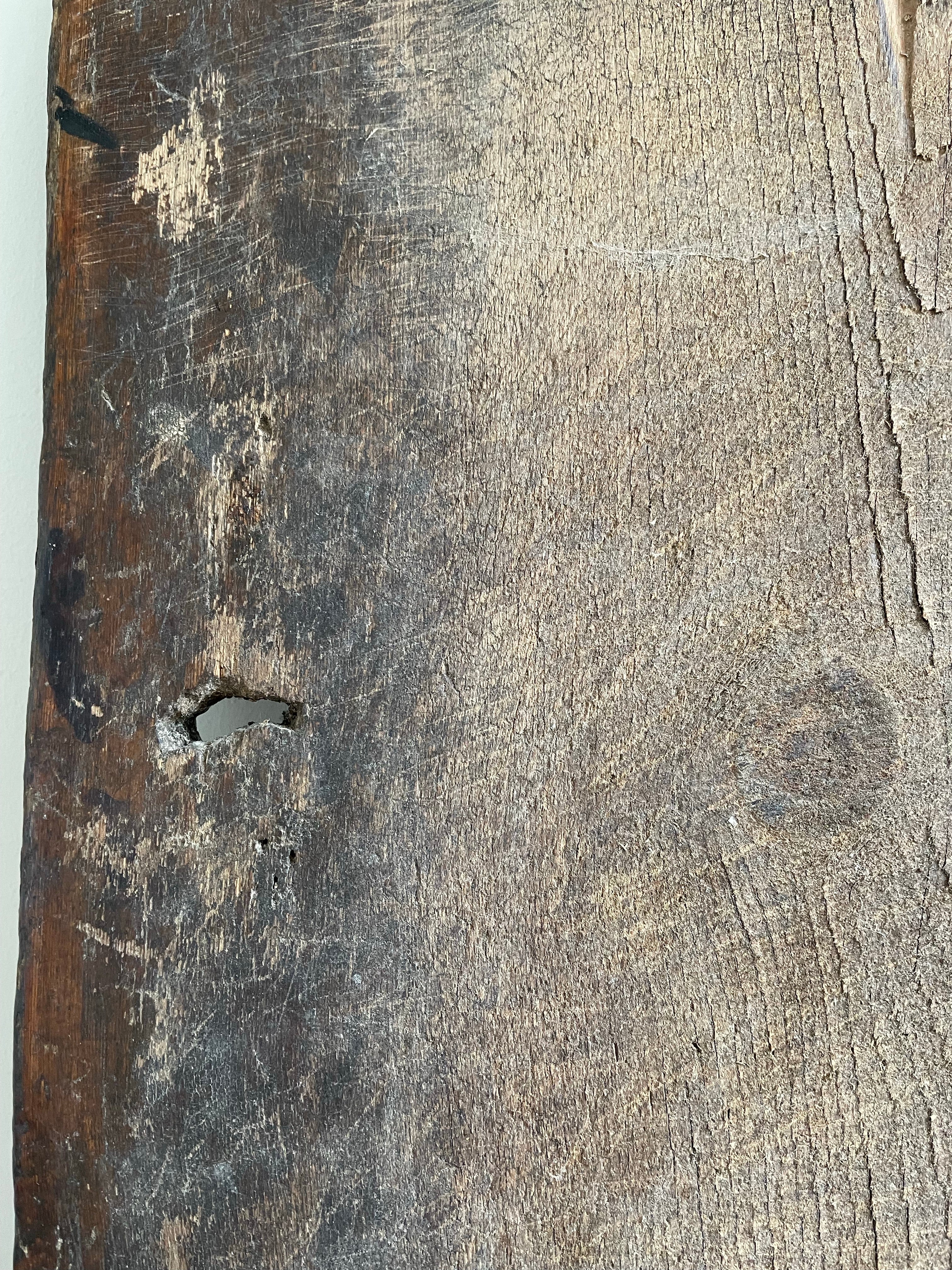 Very Large Vintage Primitive Wooden Chopping Board