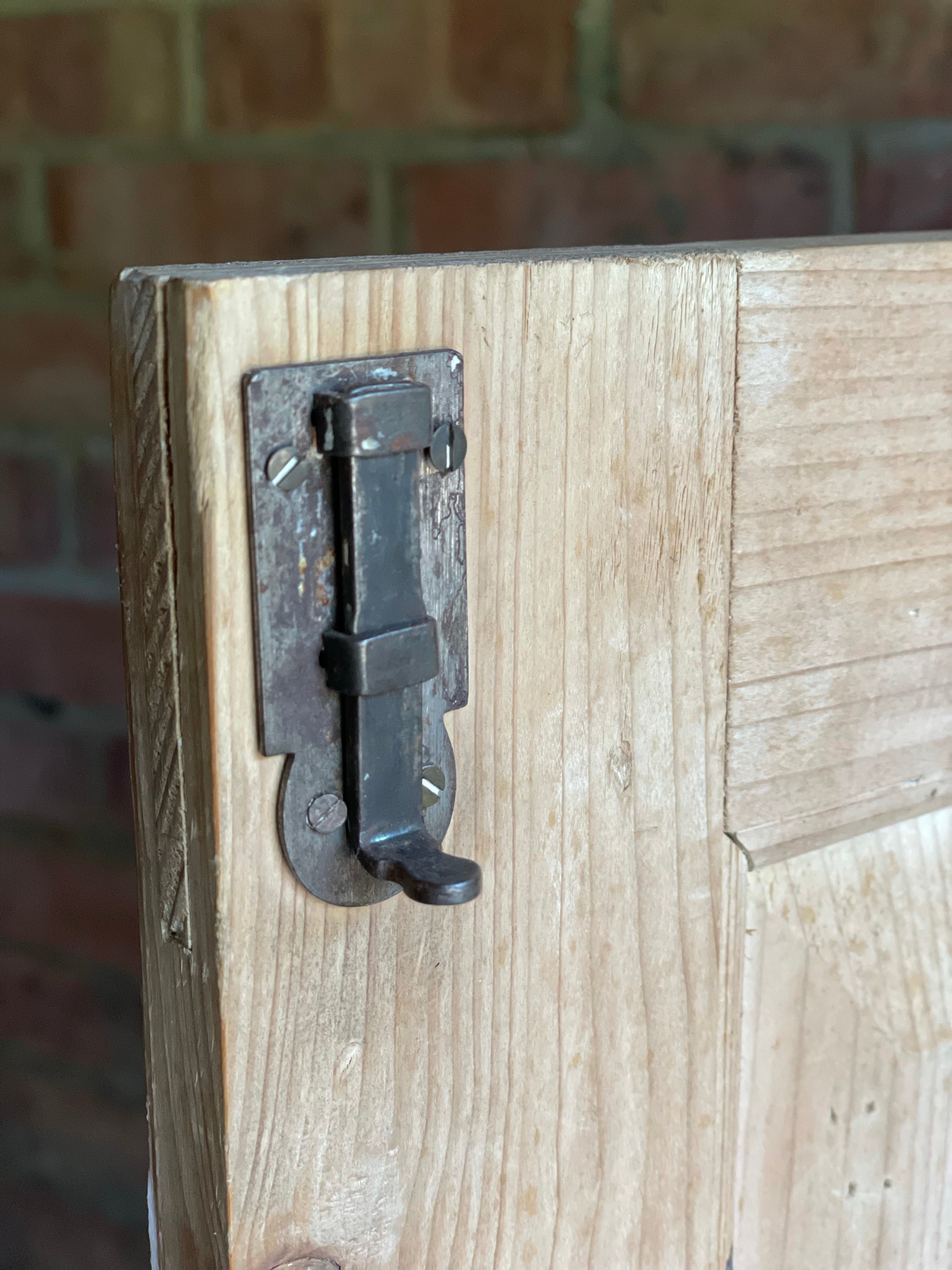 Victorian Pine Cabinet with Two Doors