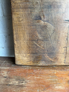 Reclaimed Oak Chopping Board/Butchers Block with Metal Corners