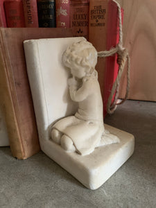 Vintage Plaster Chalkware Bookends