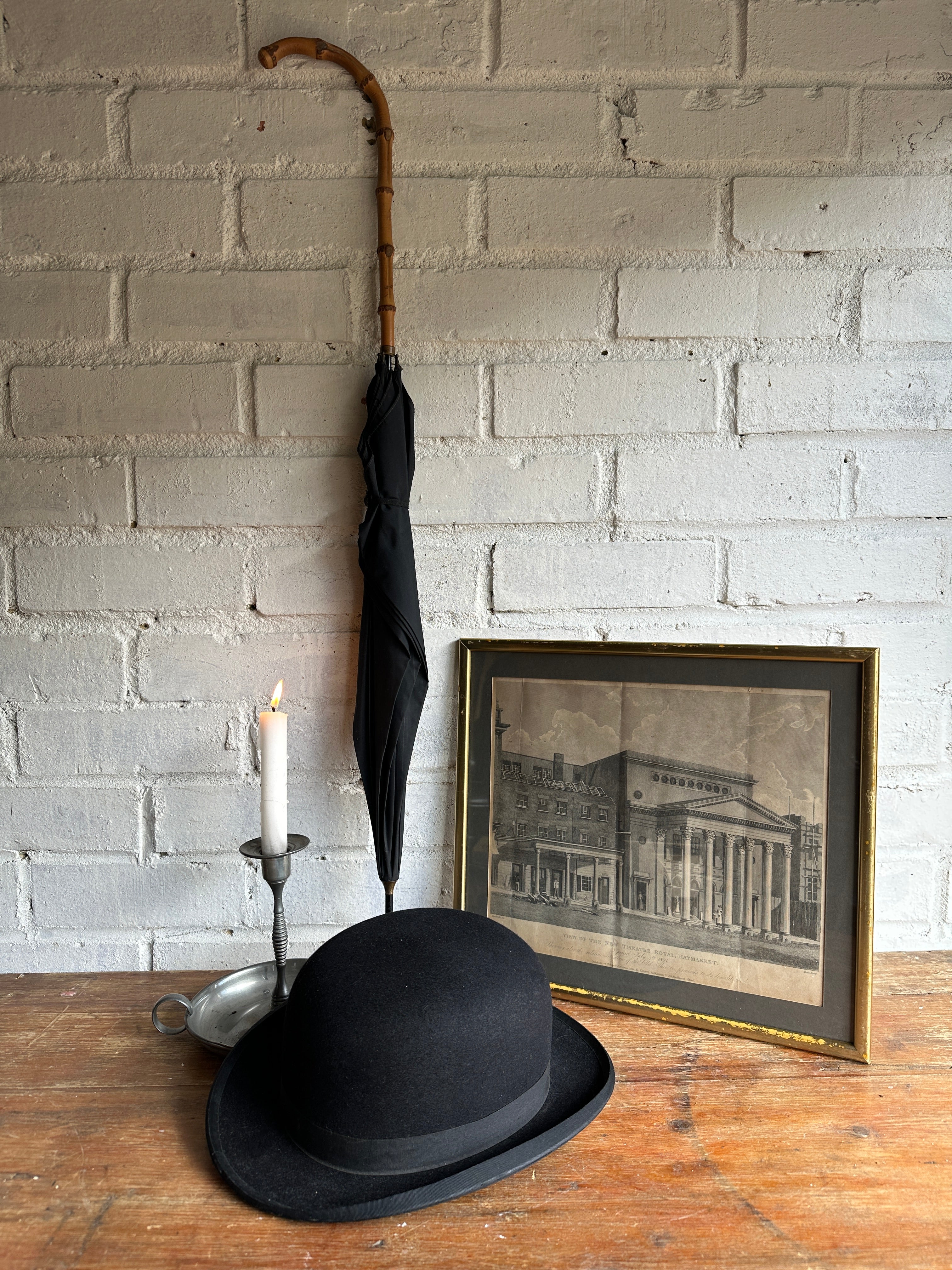 Original 1940s Bowler Hat made by Exacta