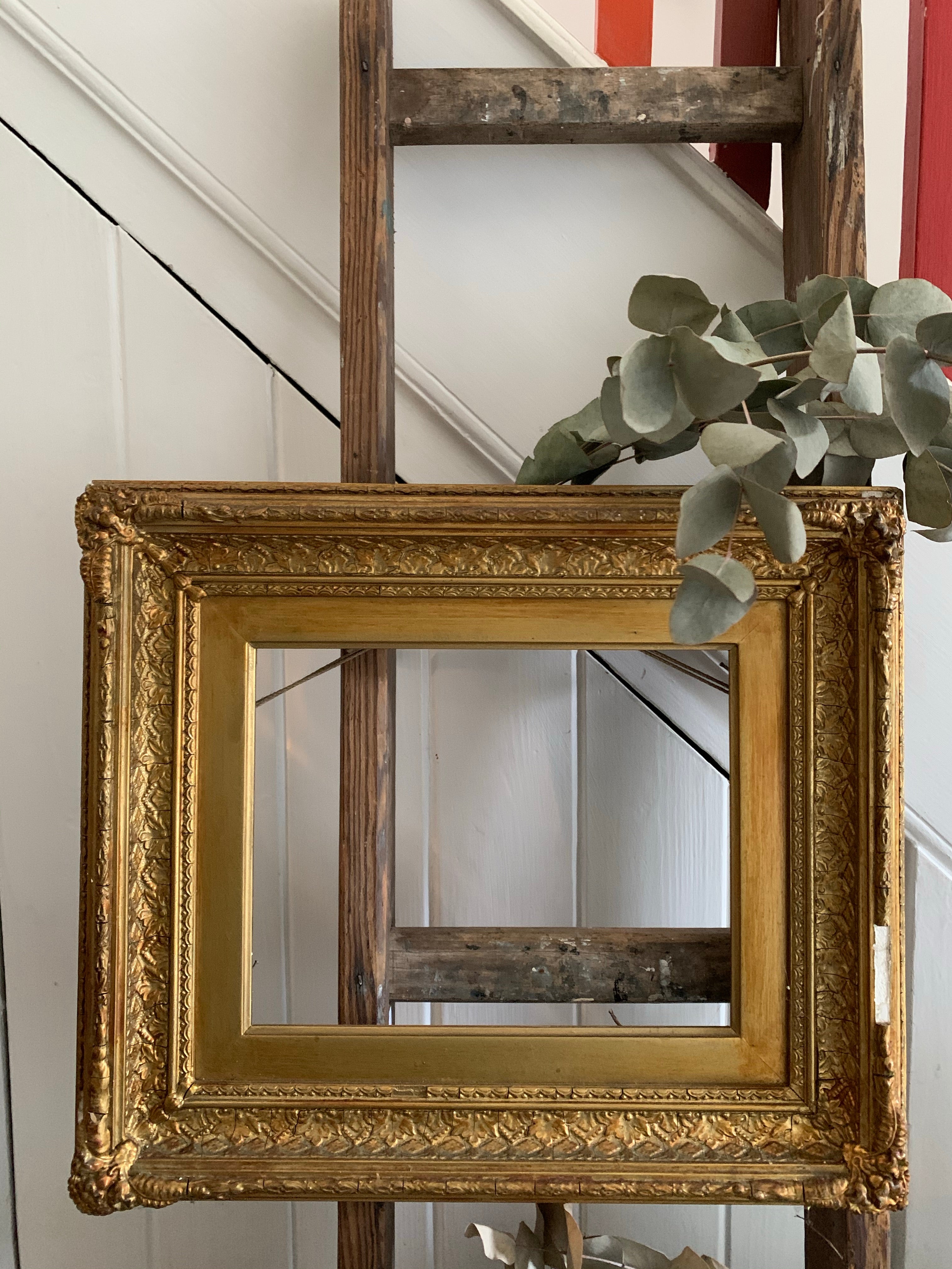 Decorative Carved Gilt Frame