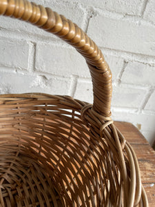 Small Vintage Wicker Basket