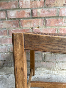 Wood & Cane Stool