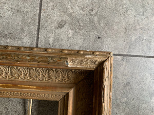 Small rustic gilt frame