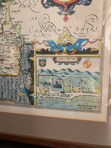 Old Map of Pembrokeshire, Wales