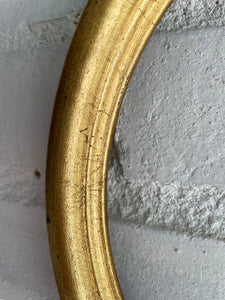 Small Round Gilt Frame