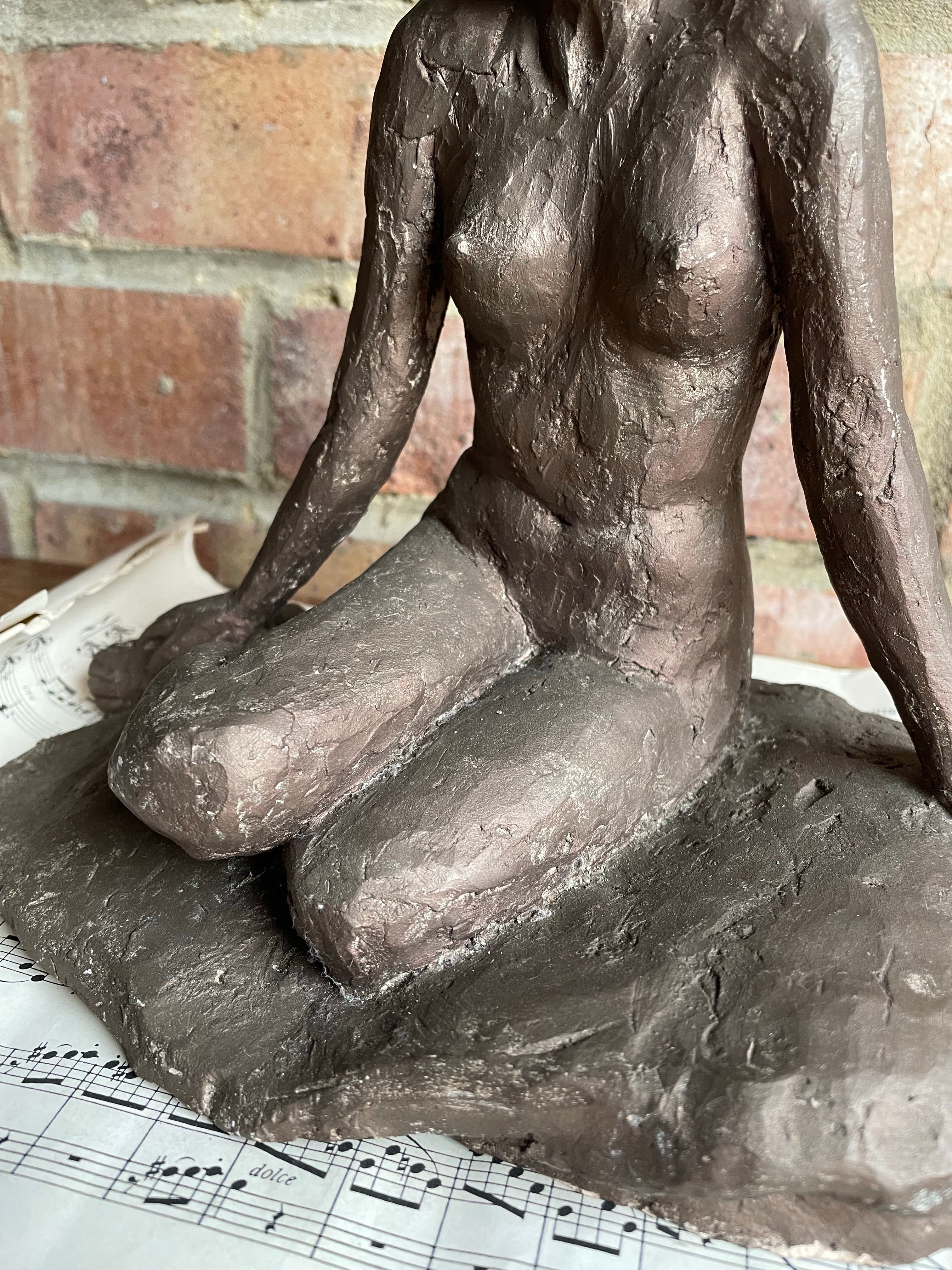 Beautiful Nude Clay Sculpture