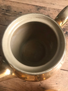 Vintage Denby Stoneware Gold Lustreware Tea Set