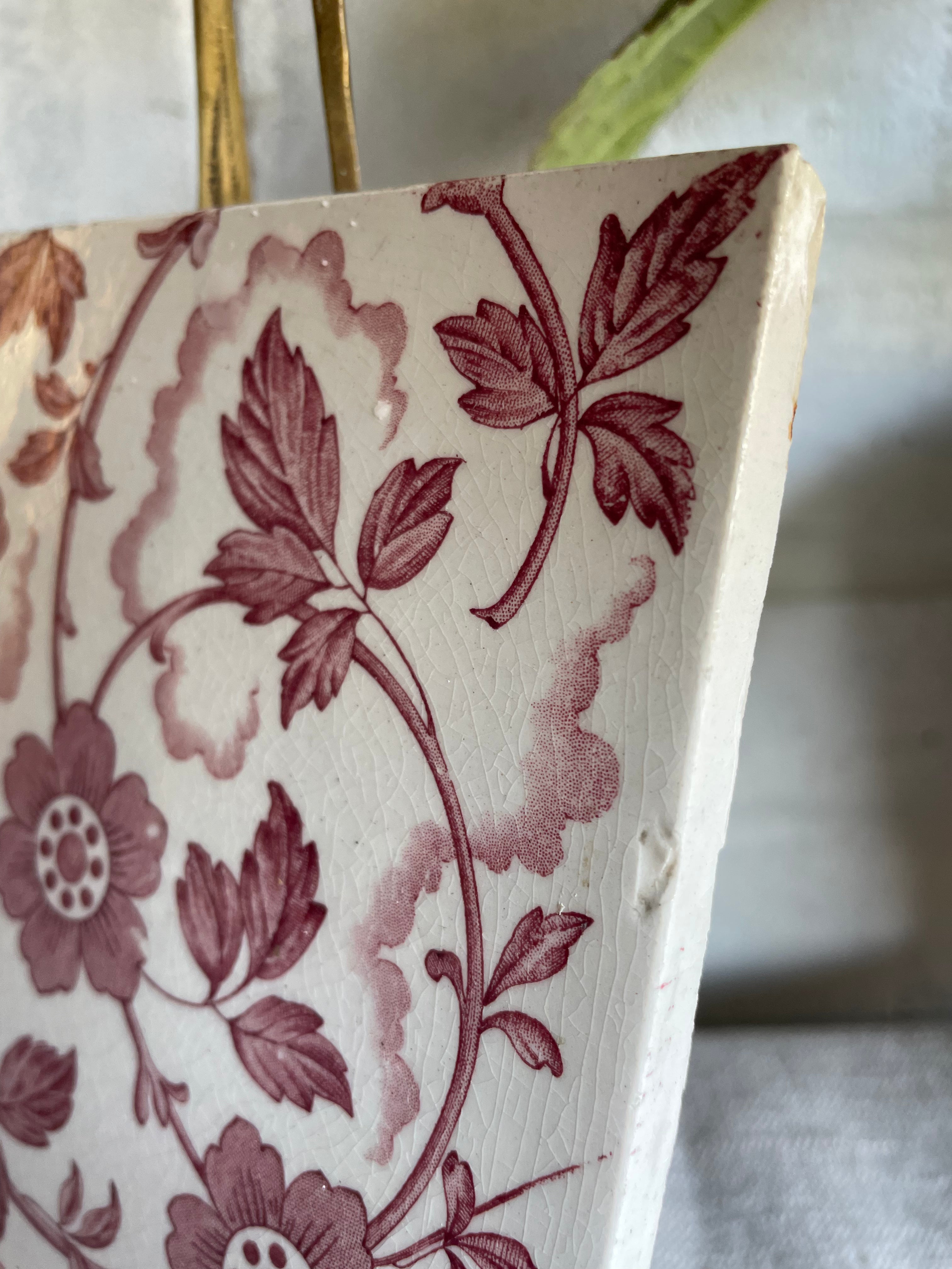 Victorian Pottery Tile