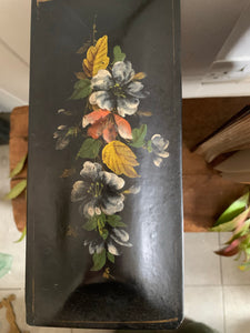 Antique Hand- Painted Cabinet Box