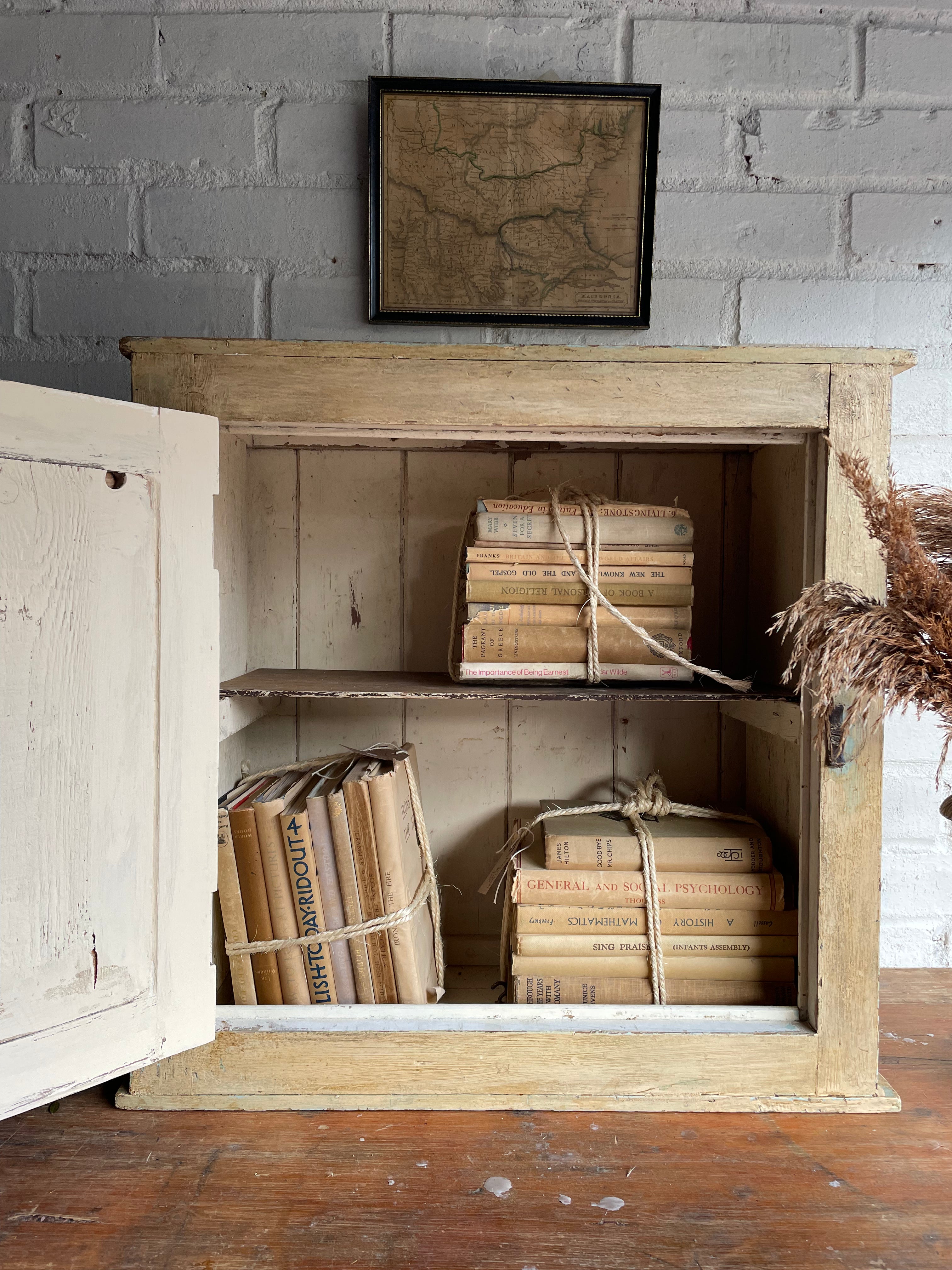Cabinet/ Small Cupboard with a Rustic Paint Effect