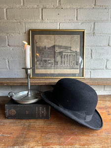 Original 1940s Bowler Hat made by Exacta