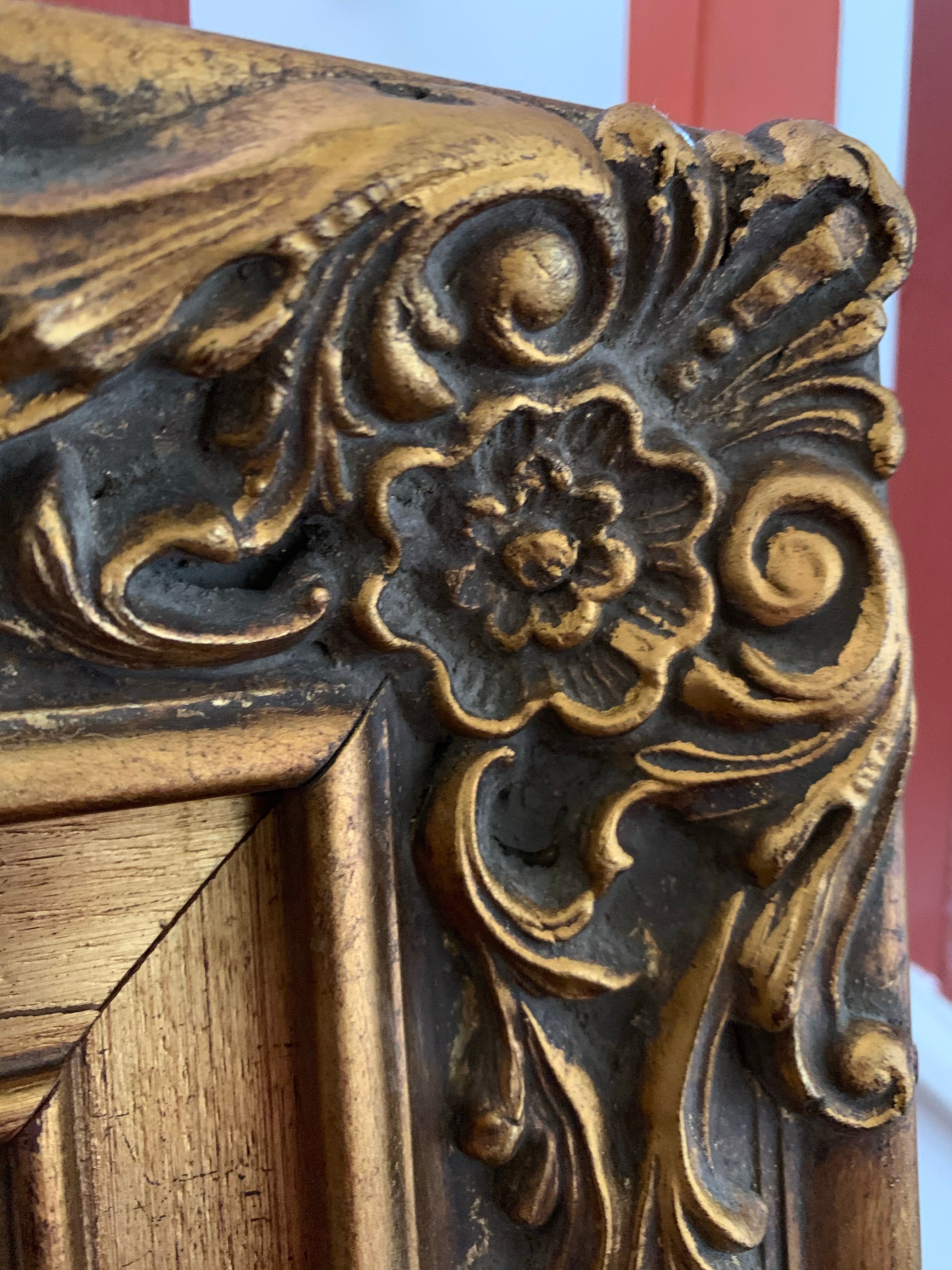 Very Large Ornate Gold Frame