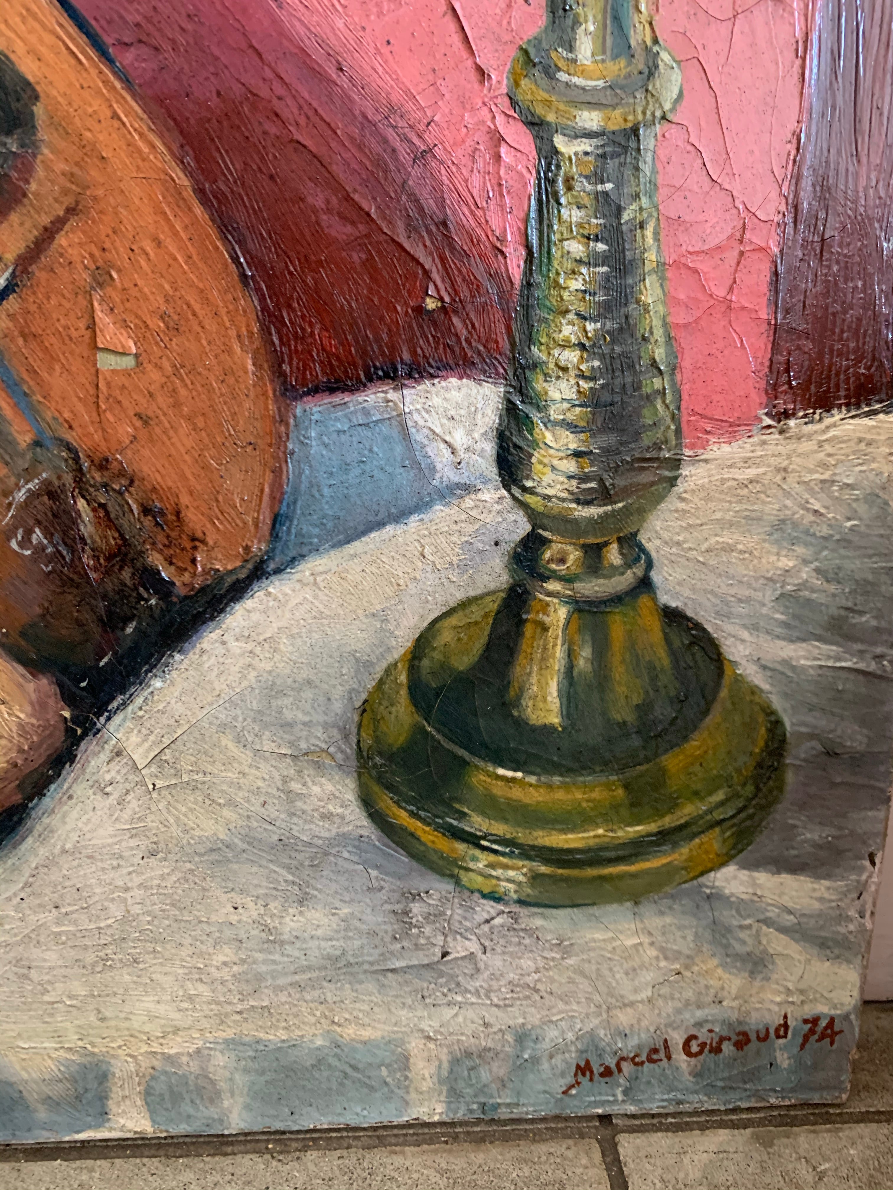 Still Life with a Lute  - Oil on canvas