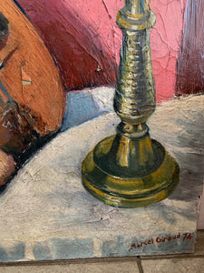 Still Life with a Lute  - Oil on canvas