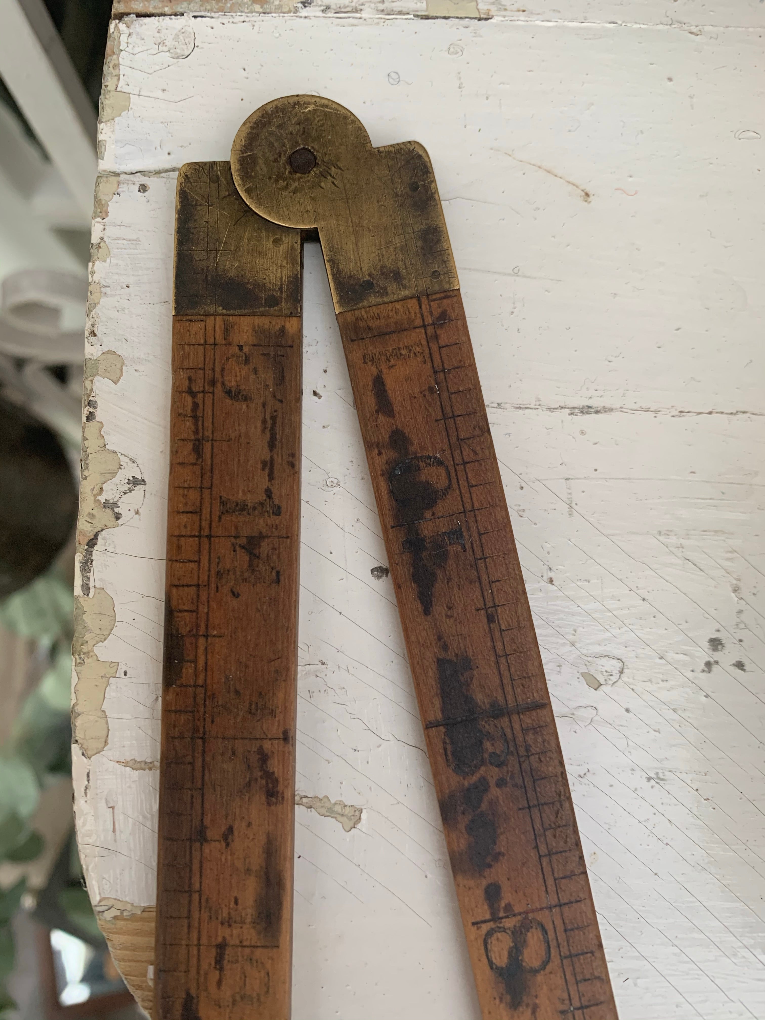 Vintage Folding Ruler