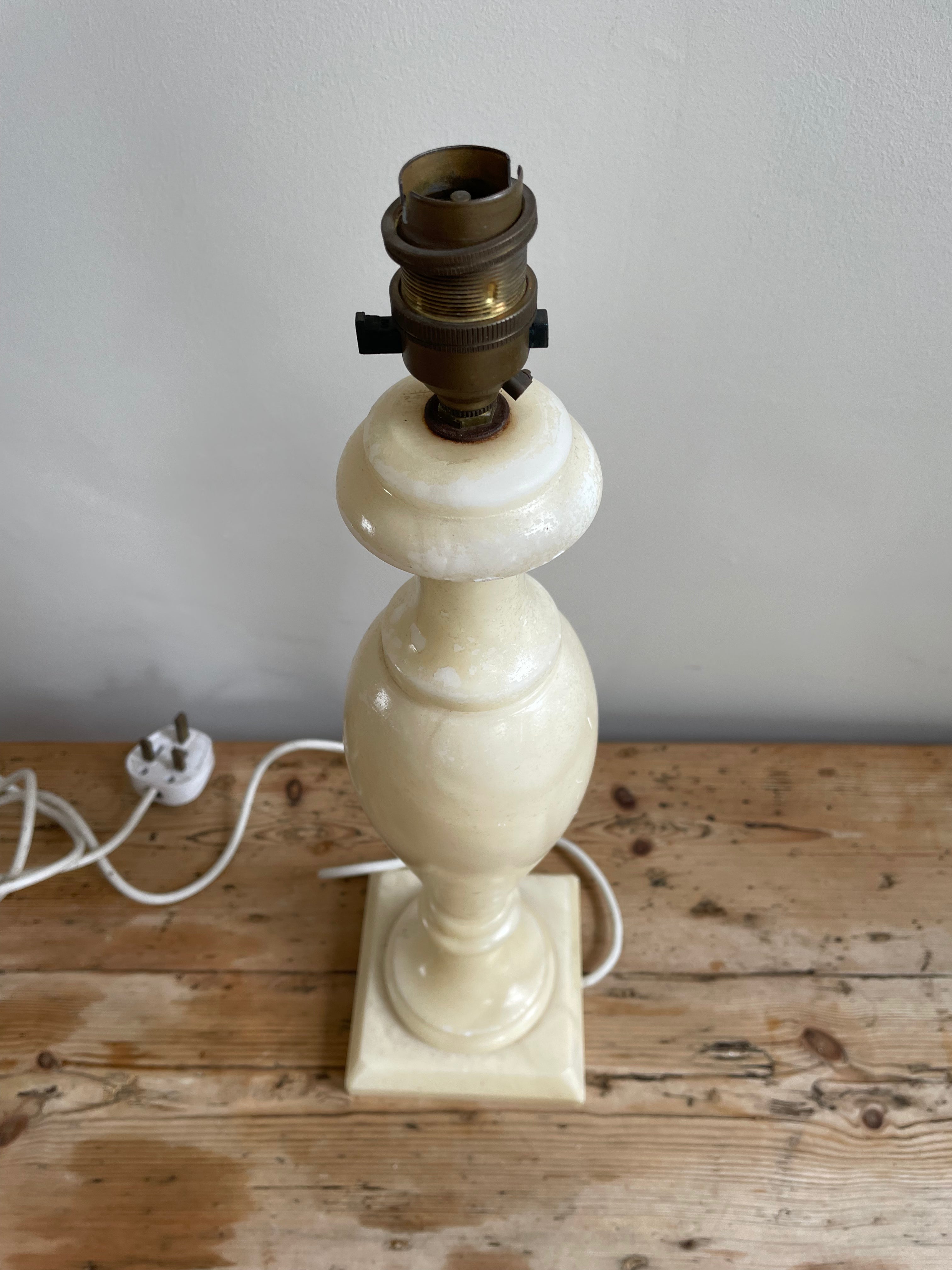 Vintage Alabaster Lamps