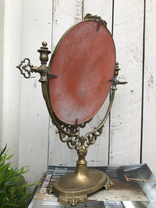 Gold Vintage Dressing Table Mirror