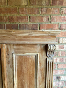 Victorian Pine Cabinet with Two Doors