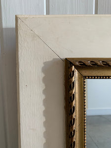 White and Gold Mirror