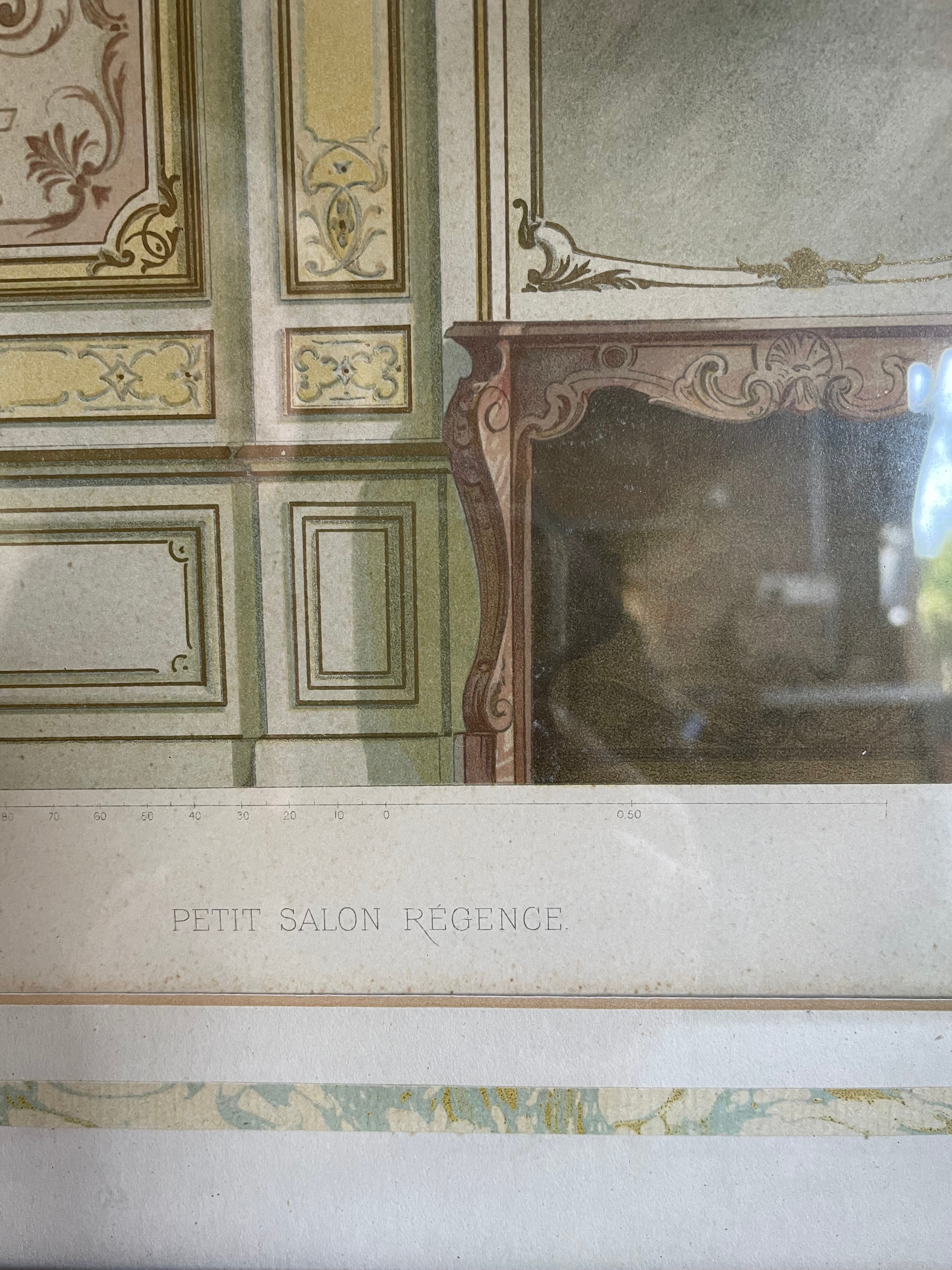 Antique Print No 21 of French Architectural & Ornamental Detail