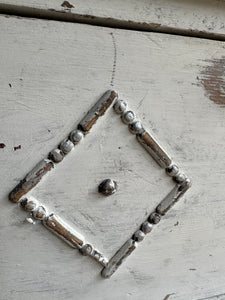 Rustic White Table Cabinet