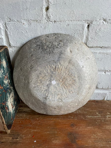 Large Antique Marble Bowl 6