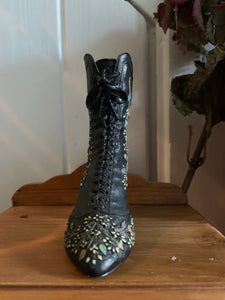 Miniature Ceramic & Resin Victorian Boot