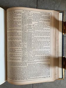 1800s Large Antique Family Bible