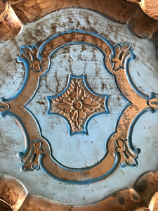 Blue Florentine Gilt Tray