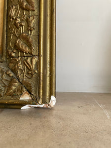 Large Antique French Gilt Mirror