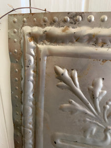 Large Rustic Tin Ceiling Tile 2