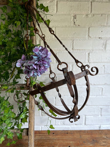 Victorian Iron Work Hanging Basket