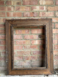 Large Decorative Wood & Gilt Frame
