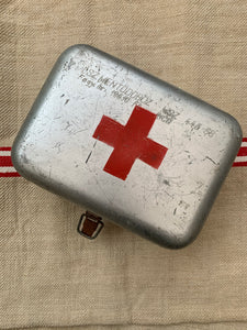 Vintage First Aid Tin Medicine Box