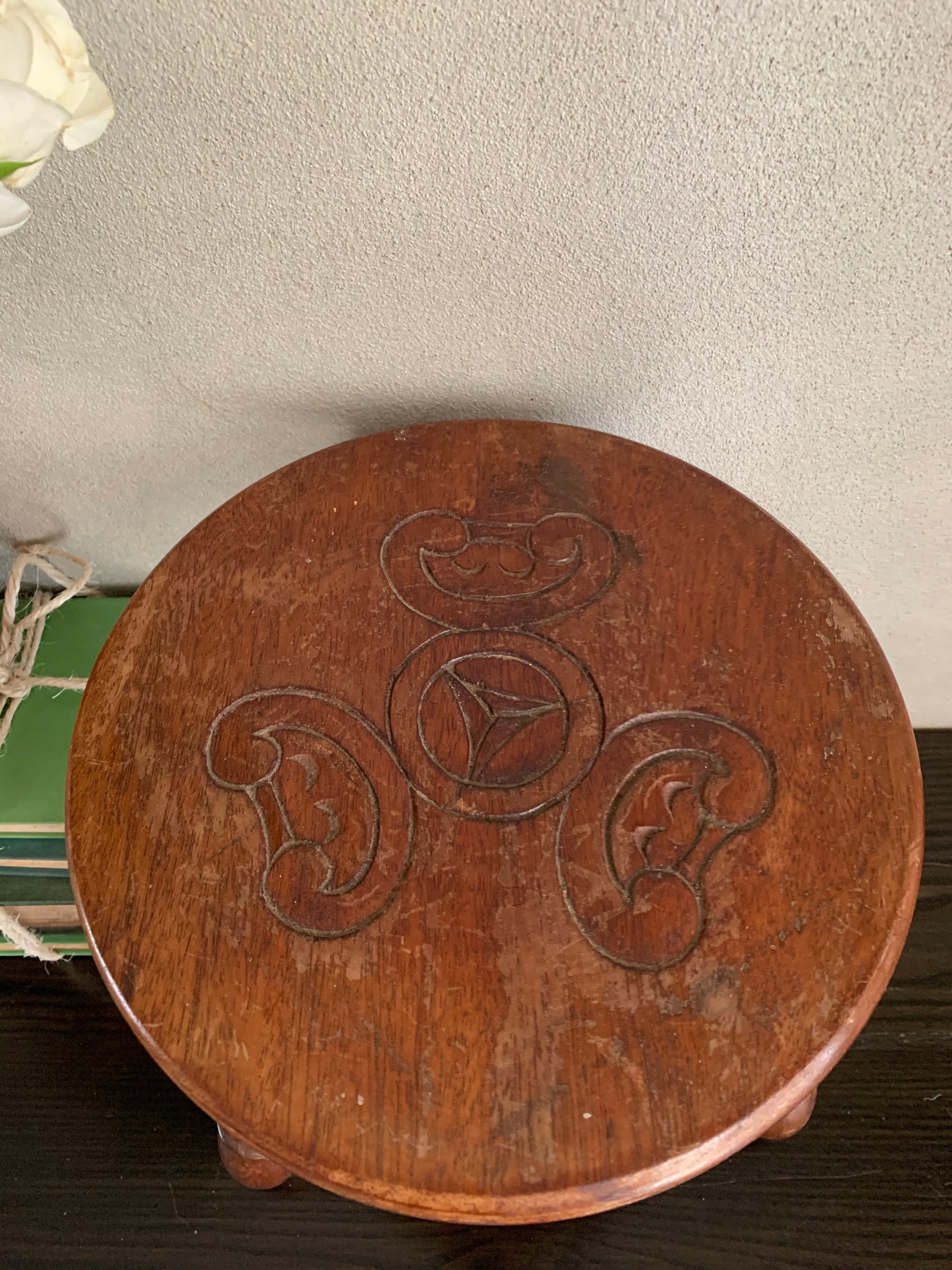 French Vintage Milking Stool 2